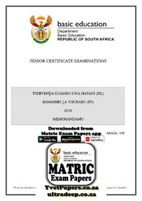 Tshivenda HL P3 May-June 2018 Memo.pdf